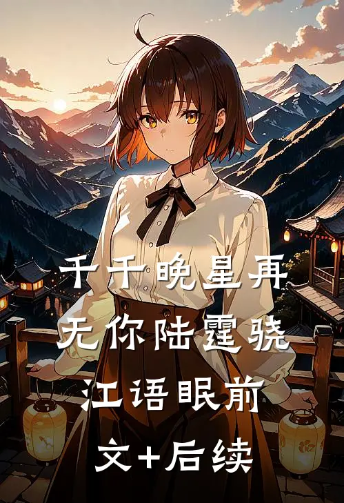 千千晚星再无你陆霆骁江语眠前文+后续