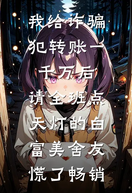 我给诈骗犯转账一千万后，请全班点天灯的白富美舍友慌了畅销