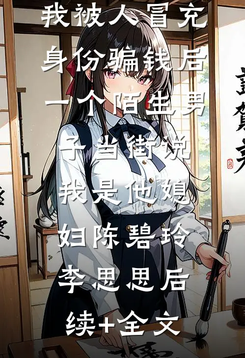 我被人冒充身份骗钱后，一个陌生男子当街说我是他媳妇陈碧玲李思思后续+全文