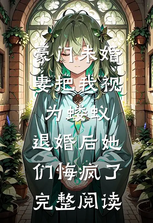 豪门未婚妻把我视为蝼蚁，退婚后她们悔疯了完整阅读