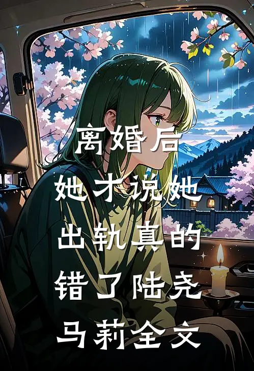 离婚后，她才说她出轨真的错了陆尧马莉全文