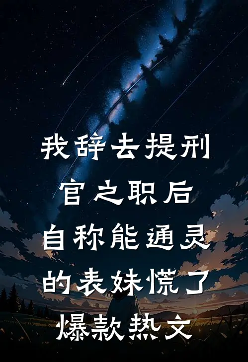 我辞去提刑官之职后，自称能通灵的表妹慌了爆款热文