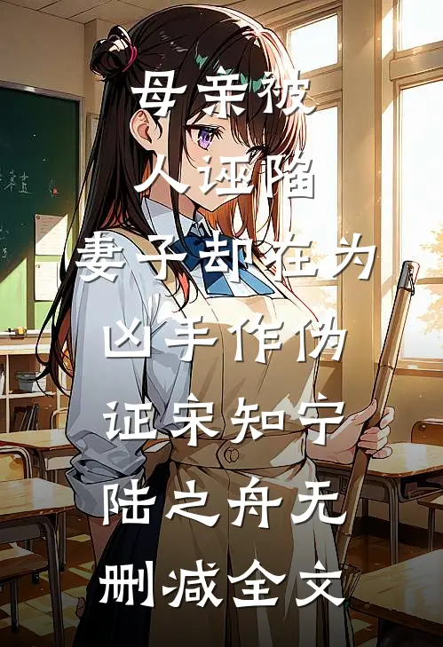 母亲被人诬陷，妻子却在为凶手作伪证宋知宁陆之舟无删减全文