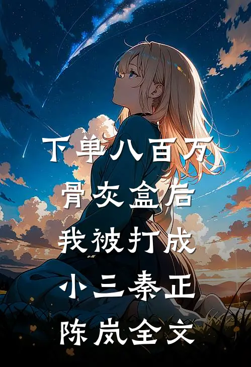 下单八百万骨灰盒后，我被打成小三秦正陈岚全文