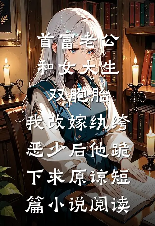 首富老公和女大生双胞胎，我改嫁纨绔恶少后他跪下求原谅短篇小说阅读