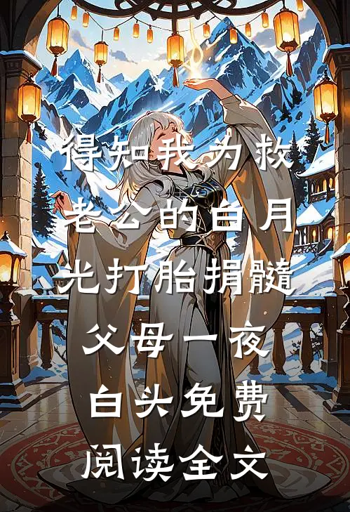 得知我为救老公的白月光打胎捐髓，父母一夜白头免费阅读全文