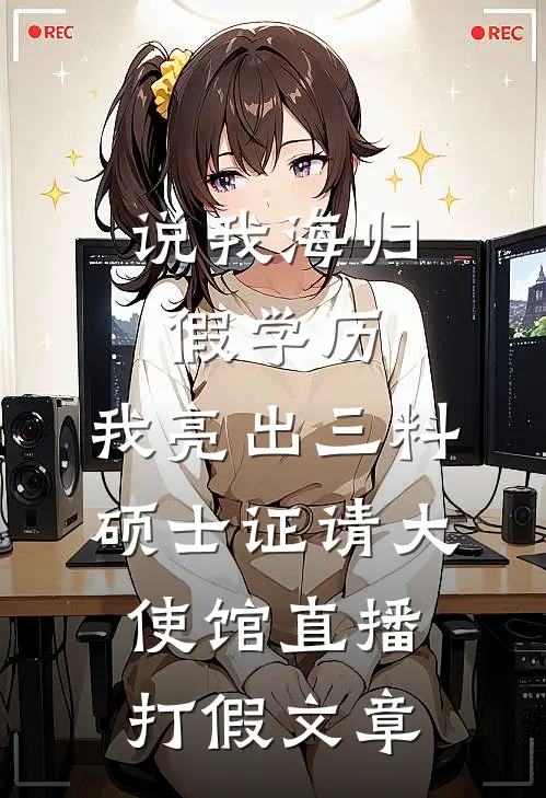 说我海归假学历，我亮出三料硕士证请大使馆直播打假文章