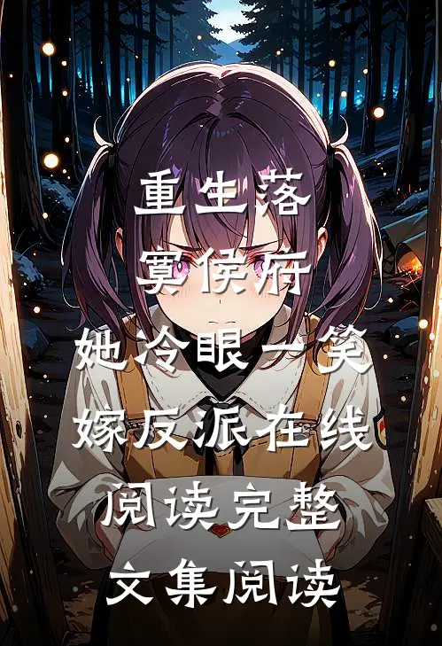 重生落寞侯府,她冷眼一笑嫁反派在线阅读完整文集阅读