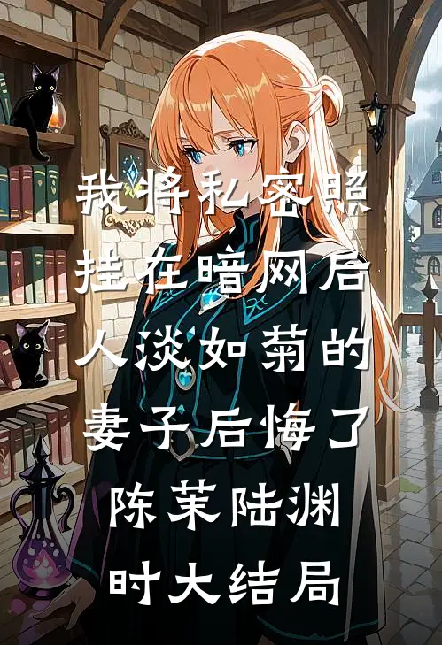 我将私密照挂在暗网后，人淡如菊的妻子后悔了陈茉陆渊时大结局