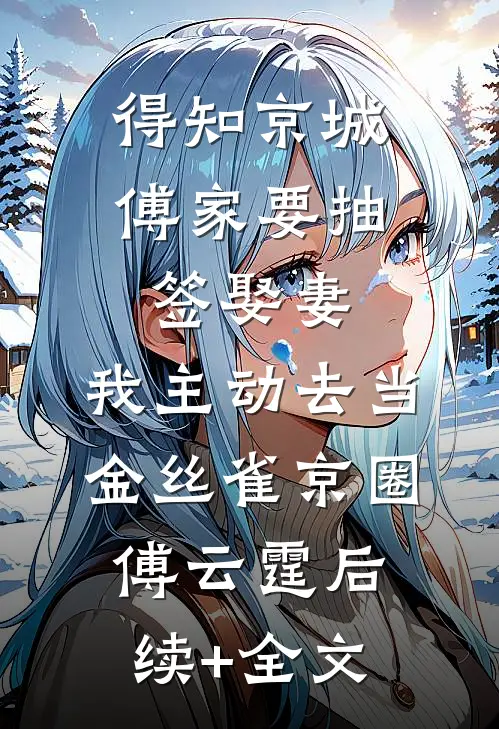 得知京城傅家要抽签娶妻，我主动去当金丝雀京圈傅云霆后续+全文