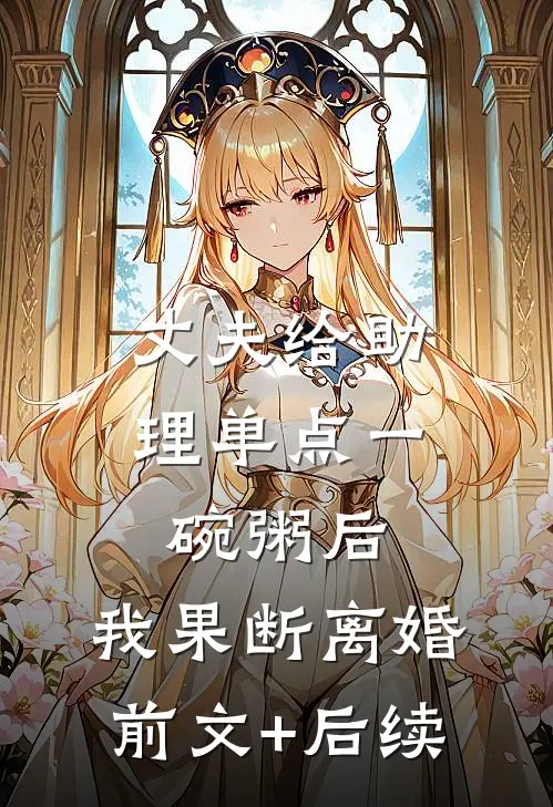丈夫给助理单点一碗粥后，我果断离婚前文+后续