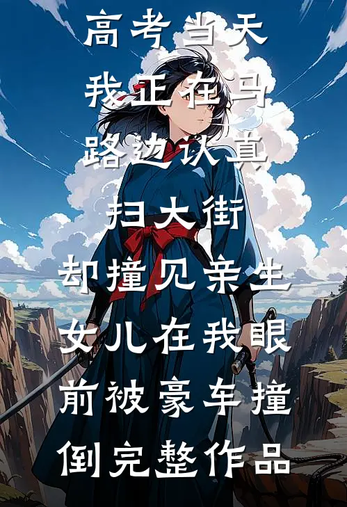 高考当天，我正在马路边认真扫大街，却撞见亲生女儿在我眼前被豪车撞倒完整作品