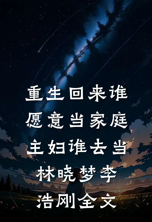 重生回来谁愿意当家庭主妇谁去当林晓梦李浩刚全文