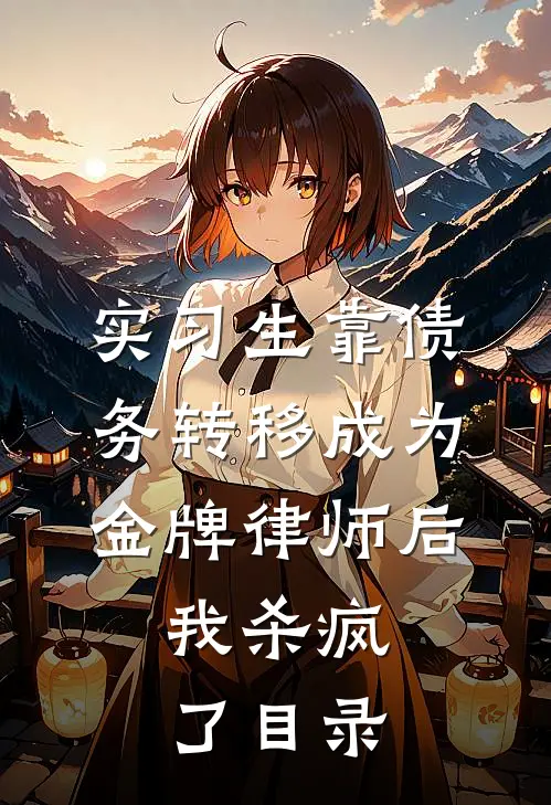 实习生靠债务转移成为金牌律师后，我杀疯了目录