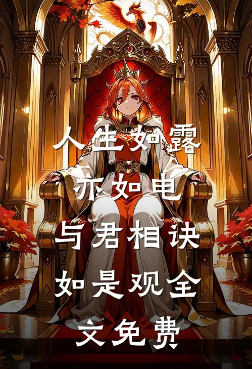 人生如露亦如电，与君相诀如是观全文免费