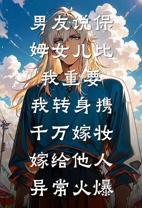 男友说保姆女儿比我重要，我转身携千万嫁妆嫁给他人异常火爆