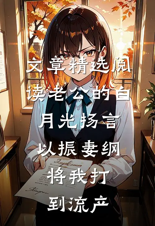 文章精选阅读老公的白月光扬言以振妻纲，将我打到流产