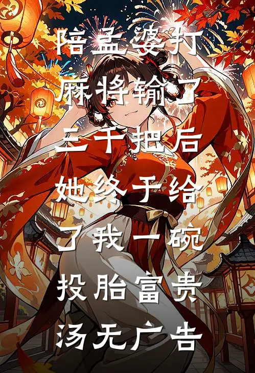 陪孟婆打麻将输了三千把后，她终于给了我一碗投胎富贵汤无广告