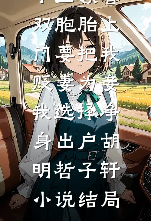 小三领着双胞胎上门要把我贬妻为妾，我选择净身出户胡明哲子轩小说结局