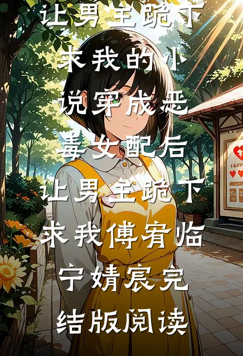 穿成恶毒女配后，让男主跪下求我的小说穿成恶毒女配后，让男主跪下求我傅宥临宁婧宸完结版阅读