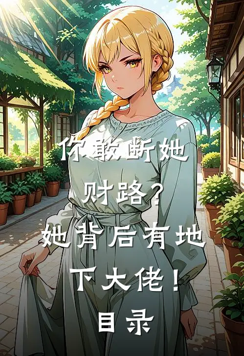 你敢断她财路？她背后有地下大佬！目录