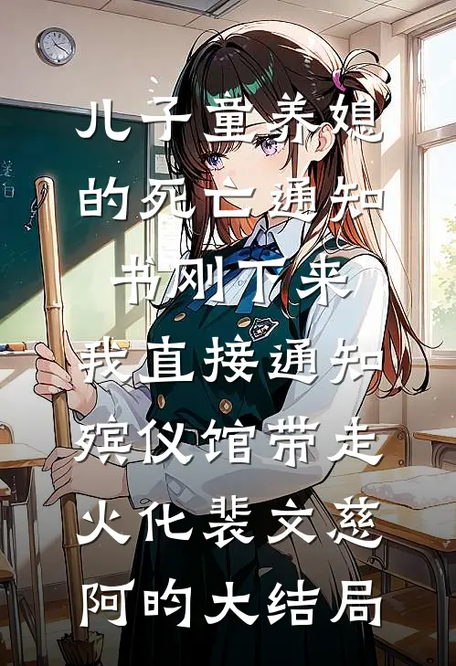 儿子童养媳的死亡通知书刚下来，我直接通知殡仪馆带走火化裴文慈阿昀大结局