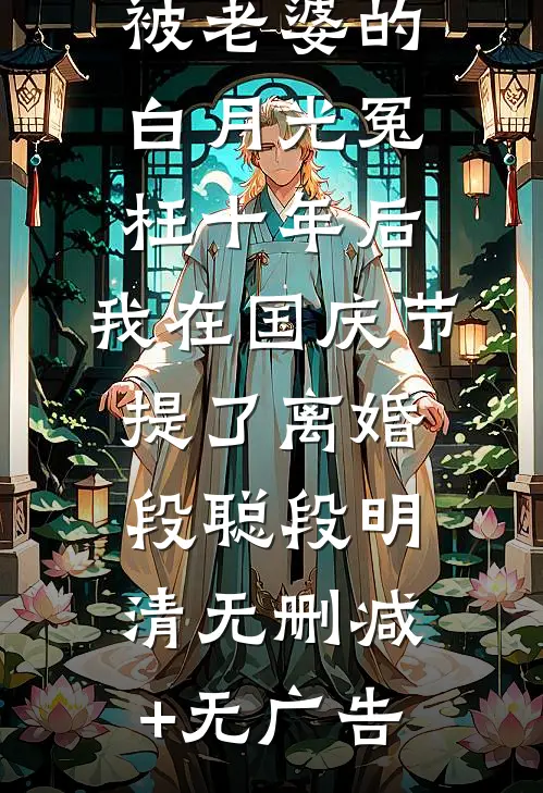 被老婆的白月光冤枉十年后，我在国庆节提了离婚段聪段明清无删减+无广告