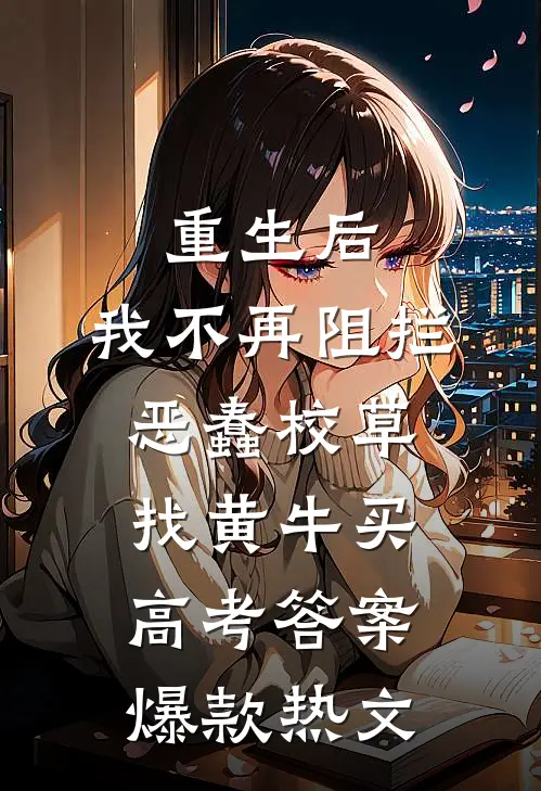 重生后，我不再阻拦恶蠢校草找黄牛买高考答案爆款热文