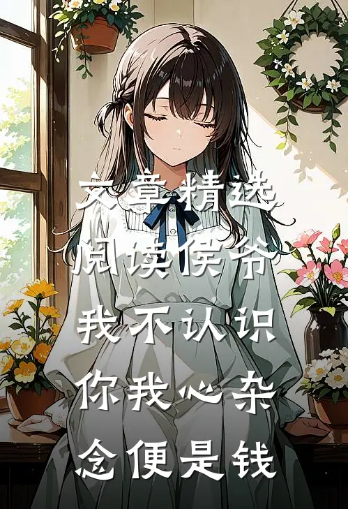 文章精选阅读侯爷,我不认识你 我心杂念便是钱