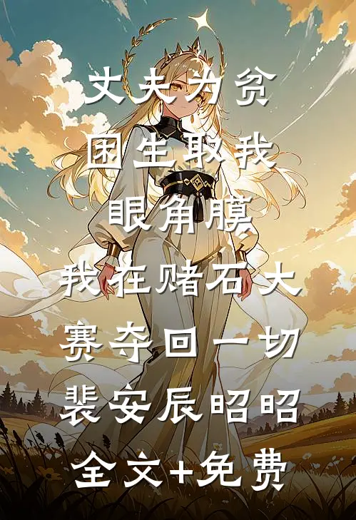 丈夫为贫困生取我眼角膜，我在赌石大赛夺回一切裴安辰昭昭全文+免费