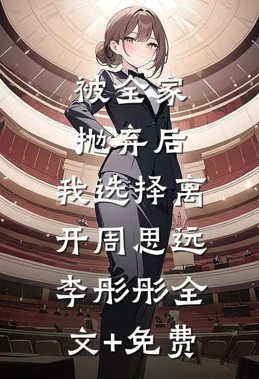 被全家抛弃后，我选择离开周思远李彤彤全文+免费
