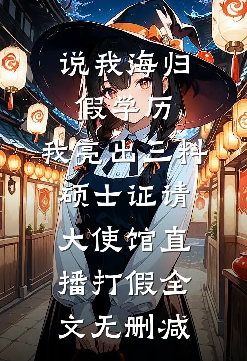说我海归假学历，我亮出三料硕士证请大使馆直播打假全文无删减