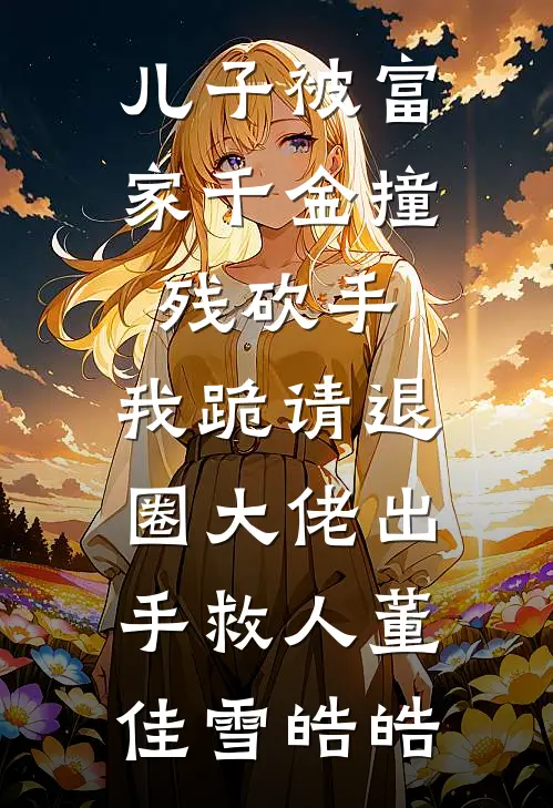 儿子被富家千金撞残砍手，我跪请退圈大佬出手救人董佳雪皓皓