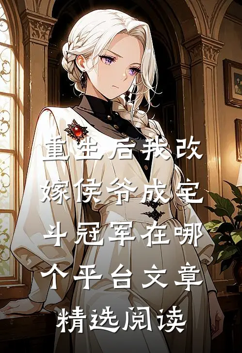 重生后我改嫁侯爷成宅斗冠军在哪个平台文章精选阅读