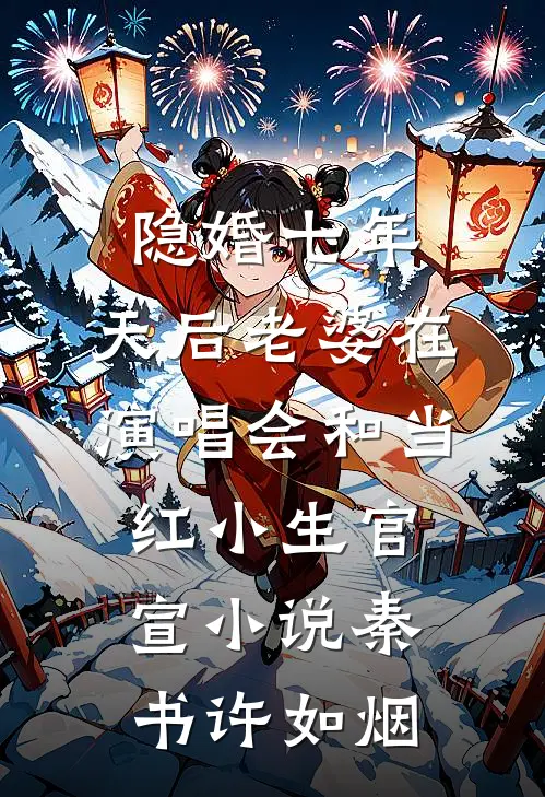 隐婚七年，天后老婆在演唱会和当红小生官宣小说秦书许如烟