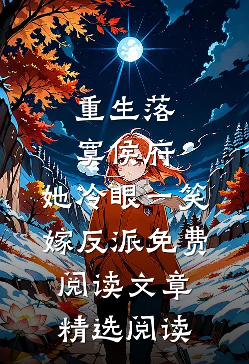 重生落寞侯府,她冷眼一笑嫁反派免费阅读文章精选阅读