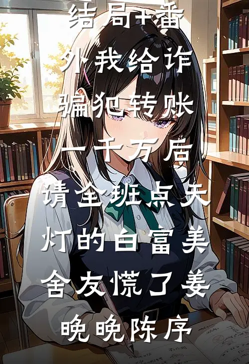 结局+番外我给诈骗犯转账一千万后，请全班点天灯的白富美舍友慌了姜晚晚陈序
