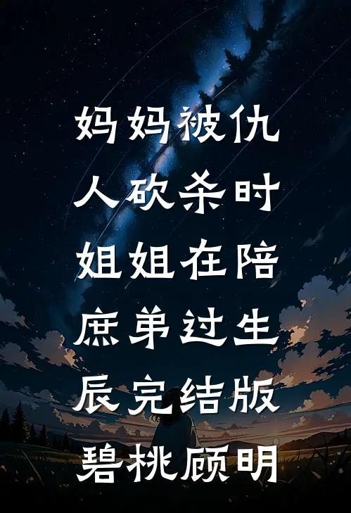 妈妈被仇人砍杀时，姐姐在陪庶弟过生辰完结版碧桃顾明