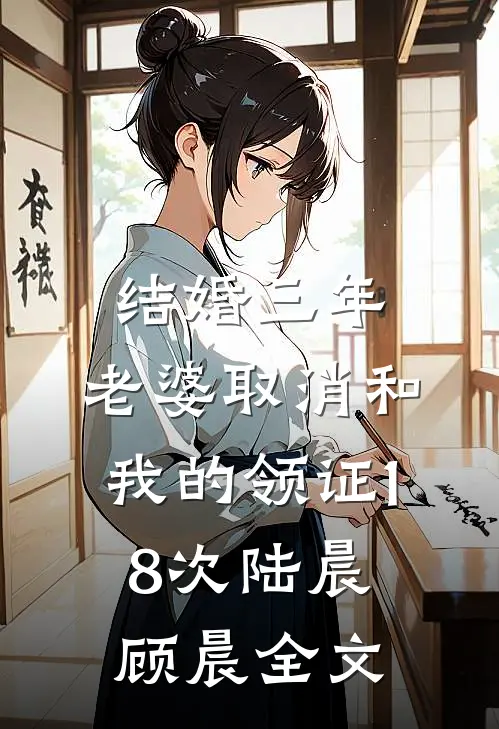 结婚三年，老婆取消和我的领证18次陆晨顾晨全文
