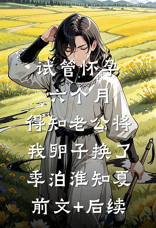 试管怀孕六个月，得知老公将我卵子换了季泊淮知夏前文+后续