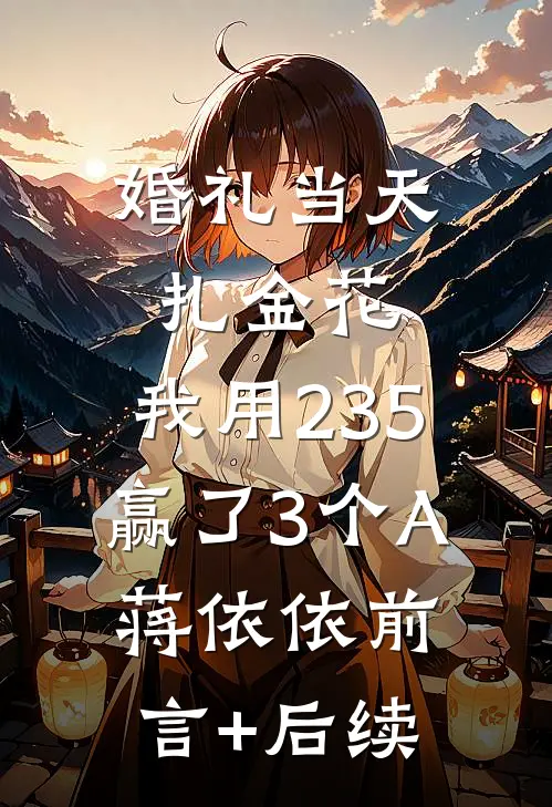 婚礼当天扎金花，我用235赢了3个A蒋依依前言+后续