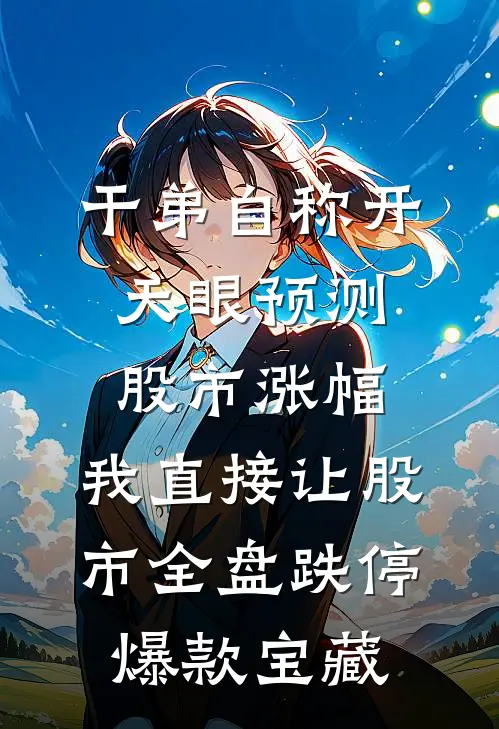 干弟自称开天眼预测股市涨幅，我直接让股市全盘跌停爆款宝藏