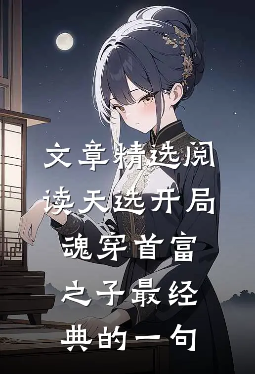 文章精选阅读天选开局,魂穿首富之子最经典的一句