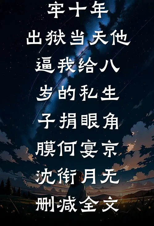 替老公坐牢十年，出狱当天他逼我给八岁的私生子捐眼角膜何宴京沈衔月无删减全文