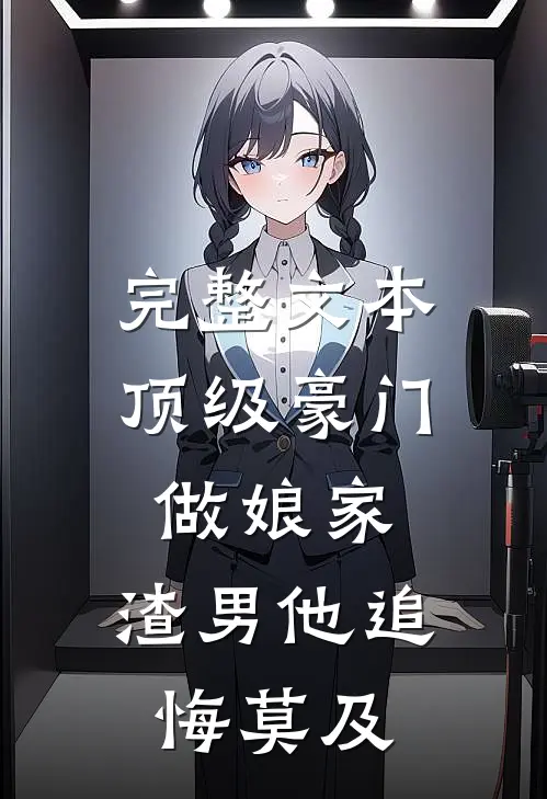 完整文本顶级豪门做娘家，渣男他追悔莫及