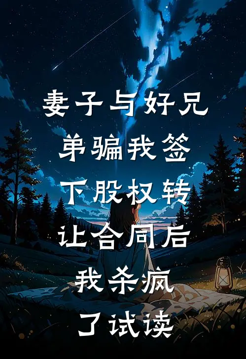妻子与好兄弟骗我签下股权转让合同后，我杀疯了试读