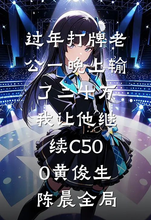过年打牌老公一晚上输了二十万，我让他继续C500黄俊生陈晨全局
