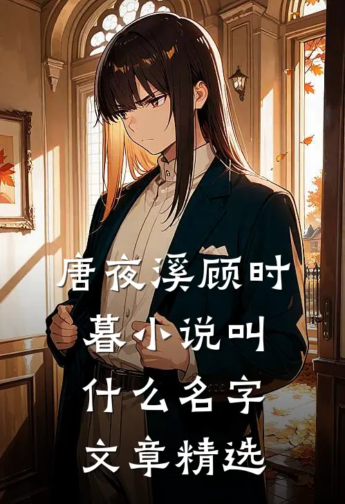 唐夜溪顾时暮小说叫什么名字文章精选