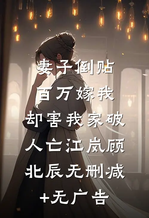 妻子倒贴百万嫁我，却害我家破人亡江岚顾北辰无删减+无广告