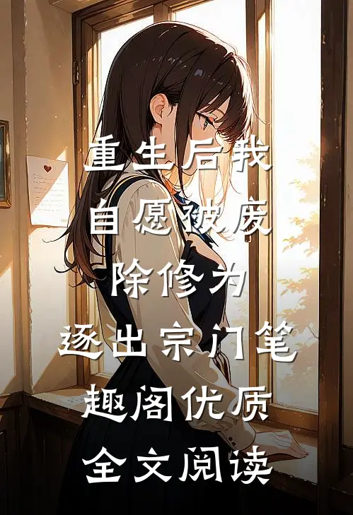 重生后我自愿被废除修为,逐出宗门笔趣阁优质全文阅读